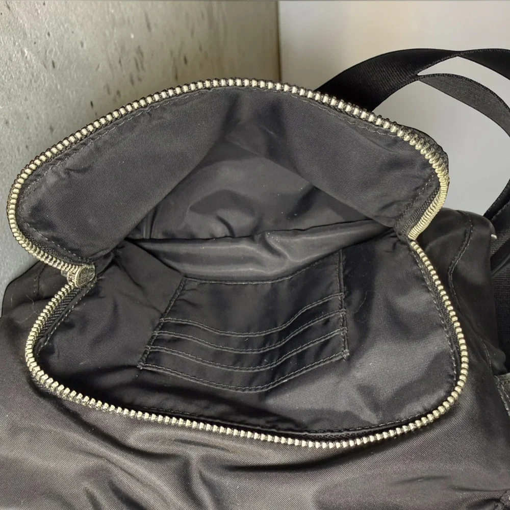 TUMI Black Ballistic Nylon Crossbody Messenger Travel Bag Adjustable Strap - Picture 12 of 14